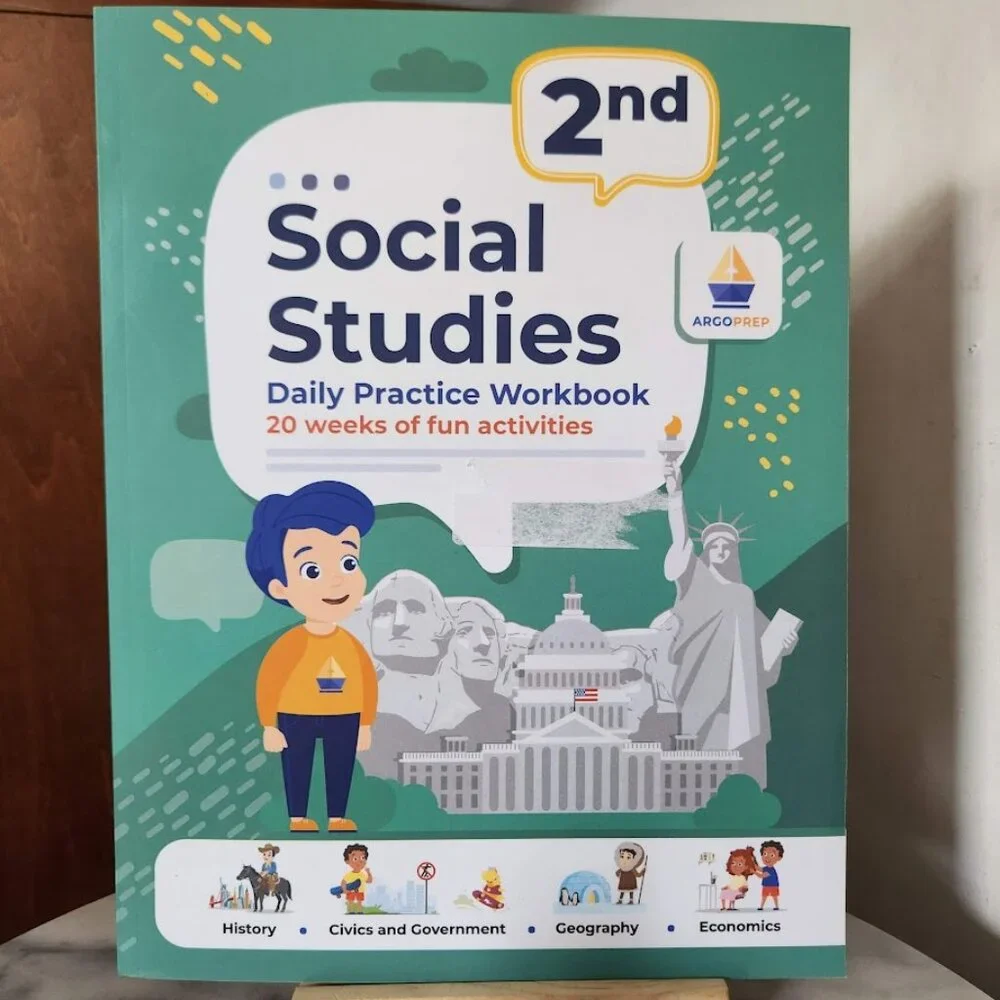 NEW 2nd Grade Social Studies: Daily Practice Workbook 20 Weeks of Fun Activities